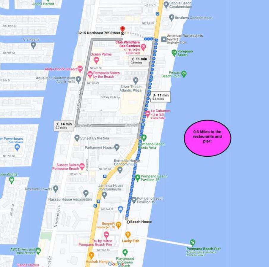 Waves Beach Town Cozy Studio Apartment ปอมปาโนบีช ภายนอก รูปภาพ